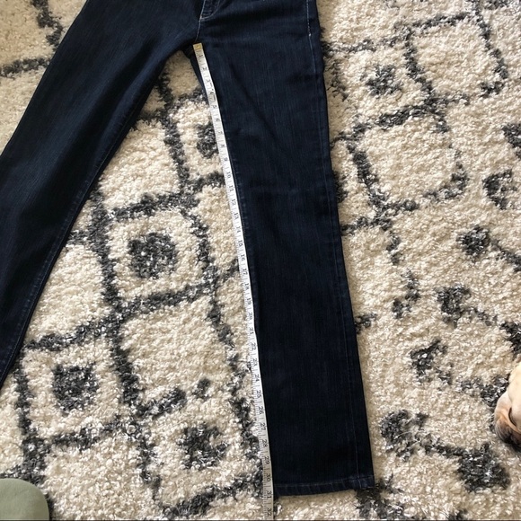 Goldsign ENVY Low Rise Jeans Dark Wash Straight Leg Y2K 90s Stretch USA 28 - Picture 12 of 13